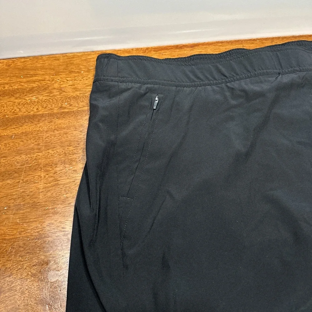 Eddie Bauer Women's Skort Sz 2X Black Elastic Waist Pockets‎ Casual Travel New!